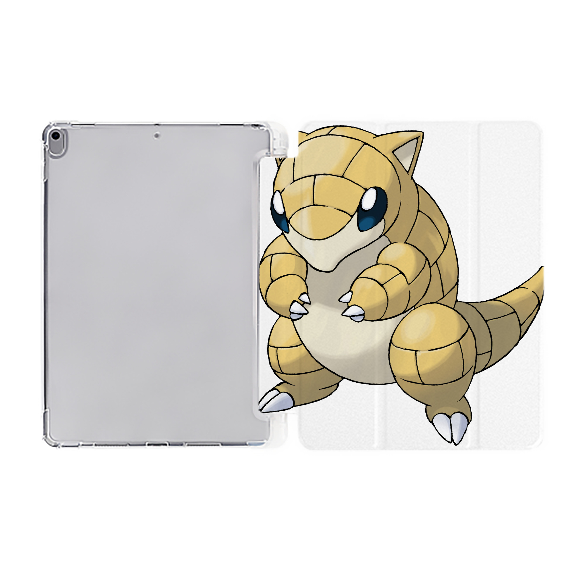 （画像用） ポケットモンスター Pokémon IPad ケース ペン収納付き 三つ折りスタンド PUレザー×シリコン 対応機種9.5/10.5/10.9インチ